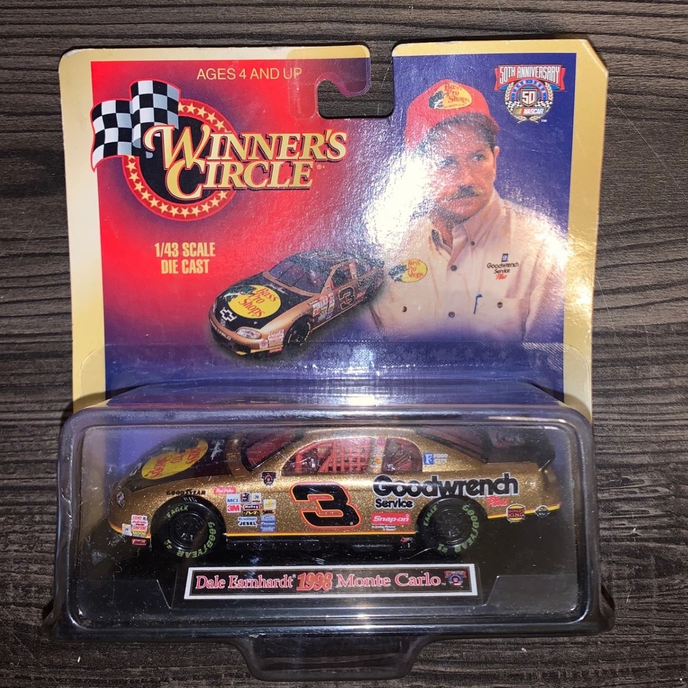 Winner's Circle Dale Earnhardt 1/43 Gold 1998 Monte Carlo Bass Pro Shops New